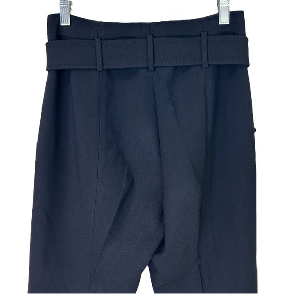 Theory - Women’s Belted Cigarette ‘Camogie’ Pant, Slim-Fit, Career, Black Size 4 - Picture 7 of 14